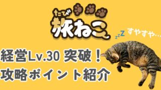 経営レベル30クリア！「旅ねこ」アプリ攻略のポイントについて解説